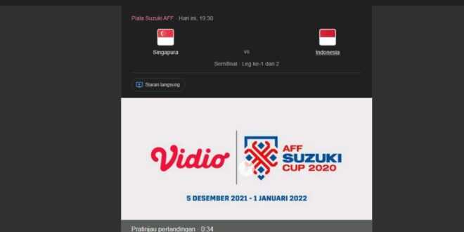 Jadwal Semifinal Aff Suzuki Cup 2020, Indonesia Melawan Tuan Rumah
