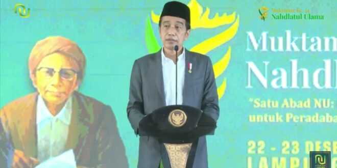 Muktamar NU Ke 34 Telah Resmi Dibuka Oleh Presiden Jokowi
